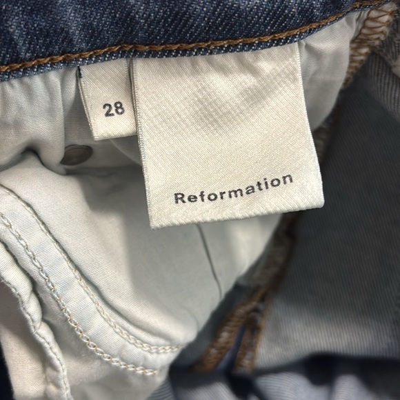 Reformation high rise skinny jeans size 28 - Picture 6 of 7